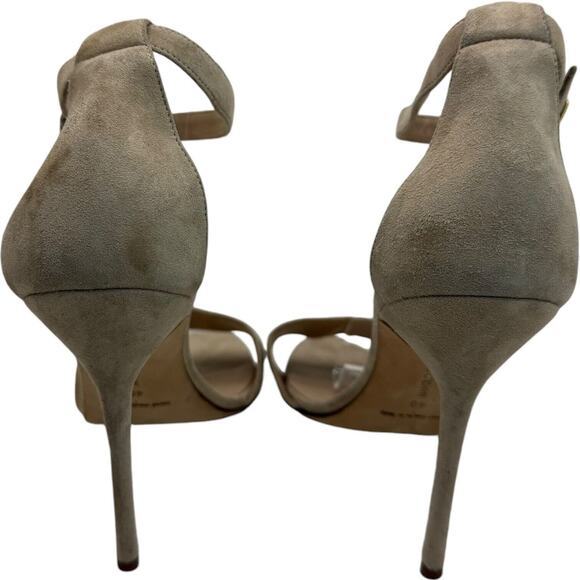 Manolo Blahnik Tres Ankle Strap Sandals In Nude Size 40 - Picture 6 of 15